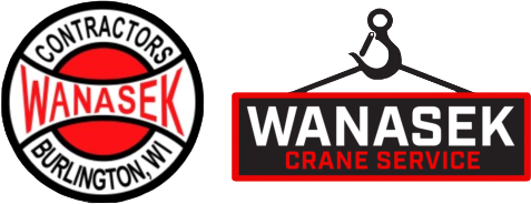 Contractors Wanasek, Burlington, WI. Wanasek Crane Service