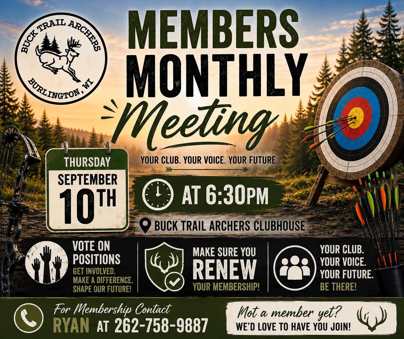 Annual Meeting September 10th, 2026